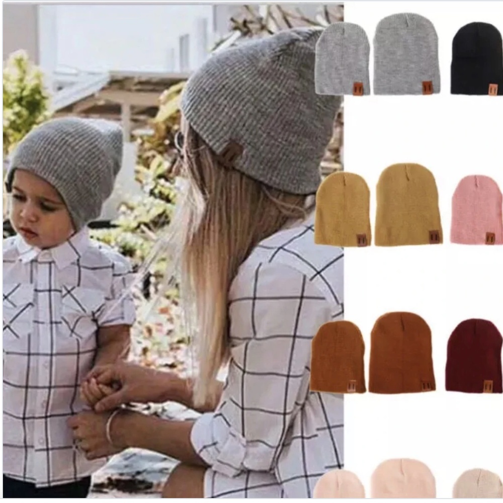 MATCH ME BEANIE SET - MUSTARD
